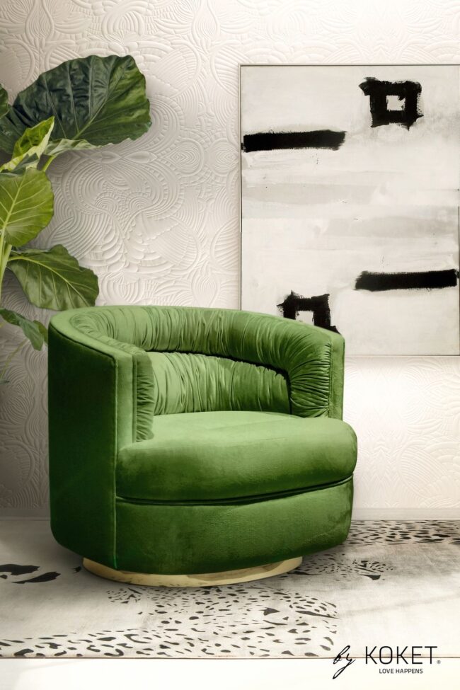 Opulent Emerald Armchair