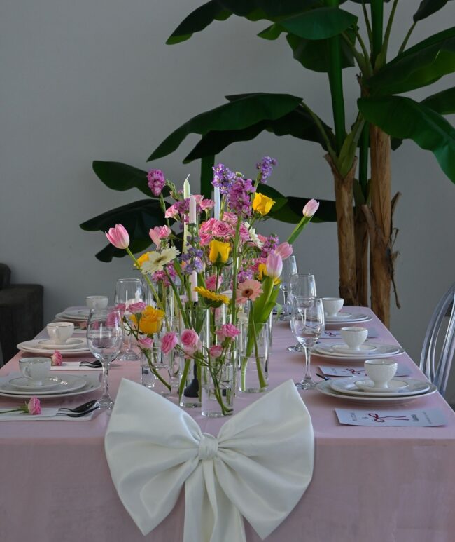 Charming Floral Festivity in Pastels