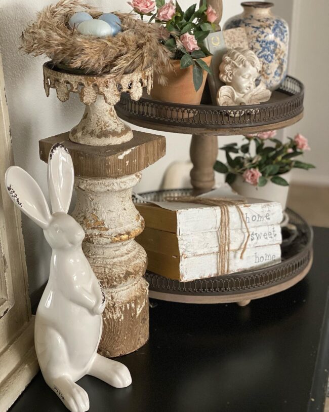 Charming Easter Tiered Tray Design