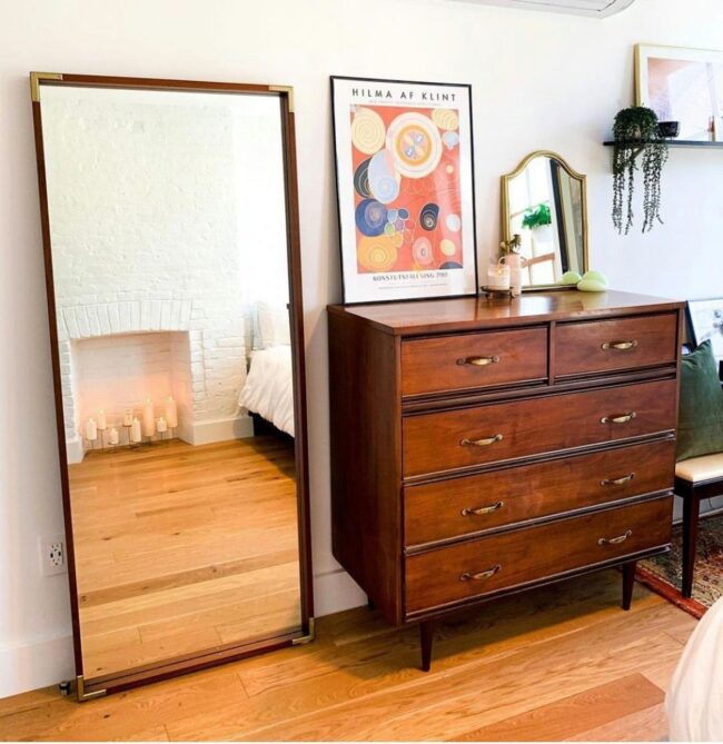 Vintage and Mid-Century Bedroom Corner