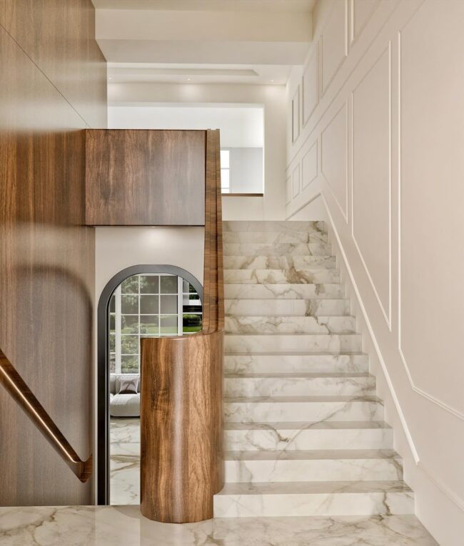 Luxe Marble with Warm Wood Touches