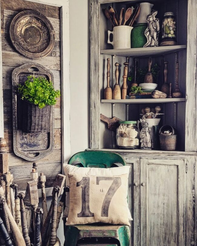 Industrial Rustic Farmhouse Shelf Design