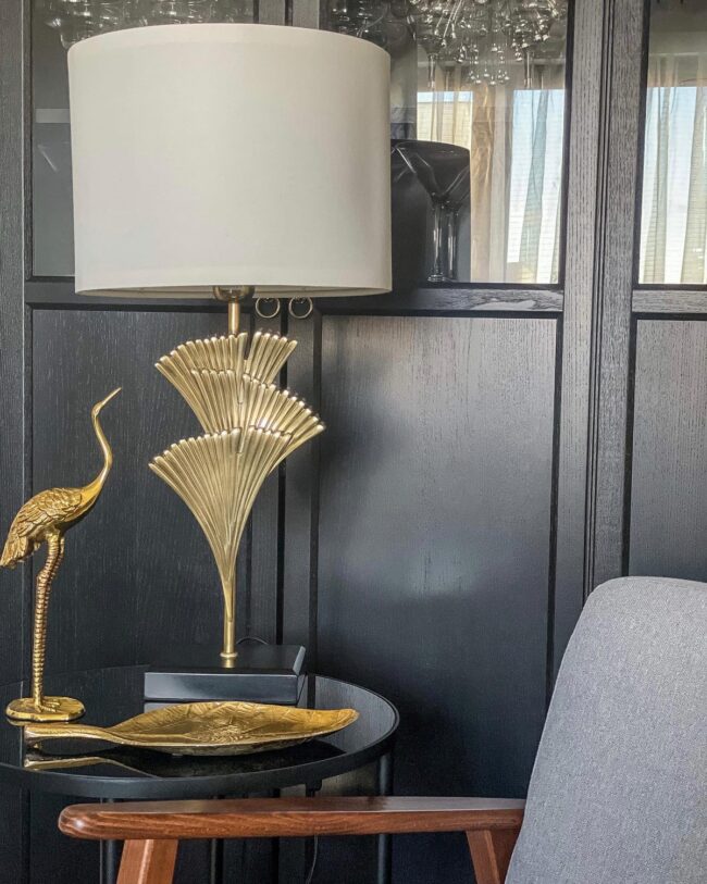 Decorative Lamp and Sculpture Pairing
