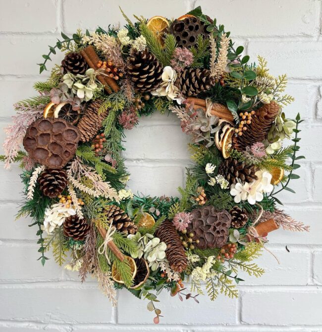 A Touch of Elegance with Pine & Dried Oranges