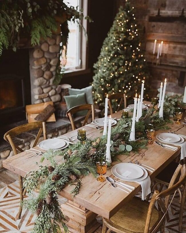 Woodland-Inspired New Year’s Eve Dining