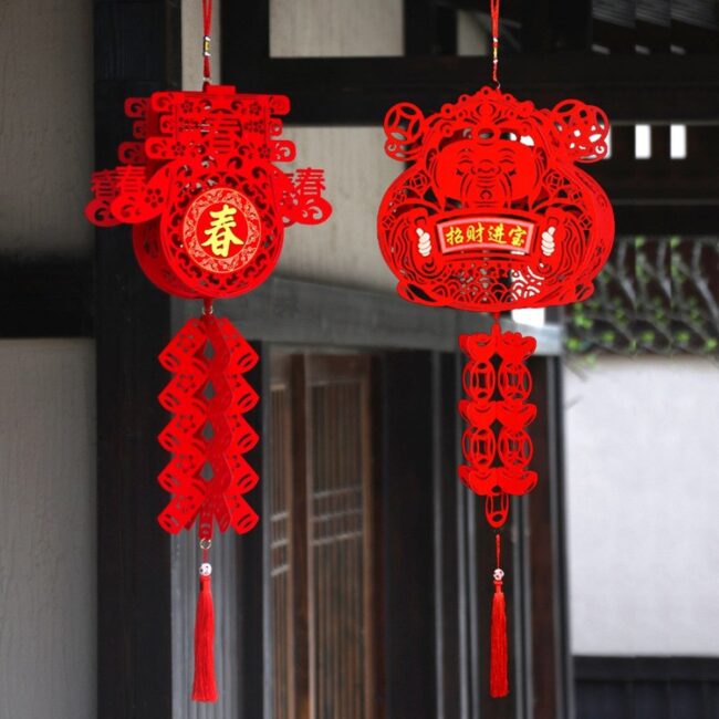 Artful Paper Lanterns with Meaningful Symbols