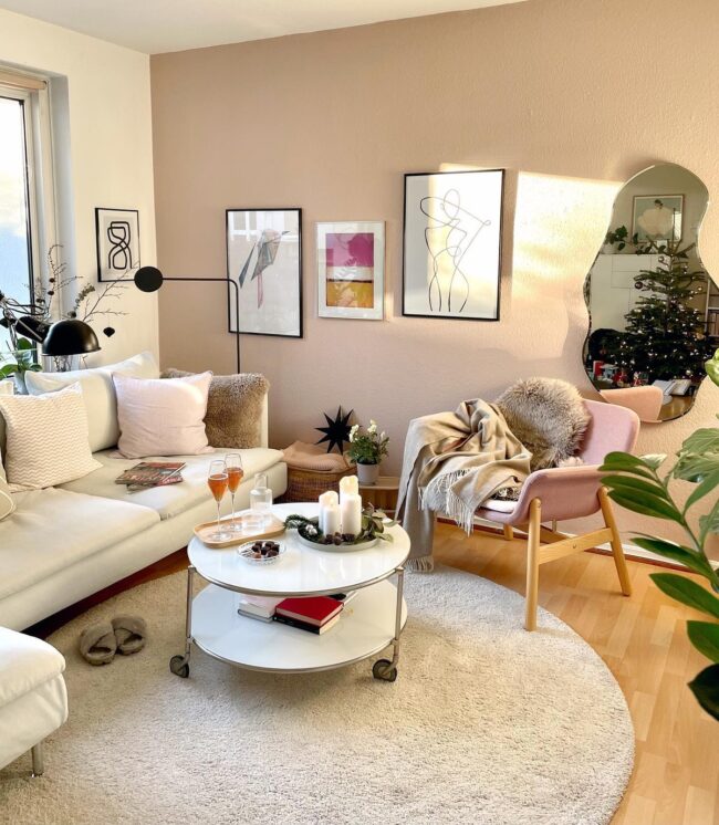 Cozy Living Room with a Modern Edge