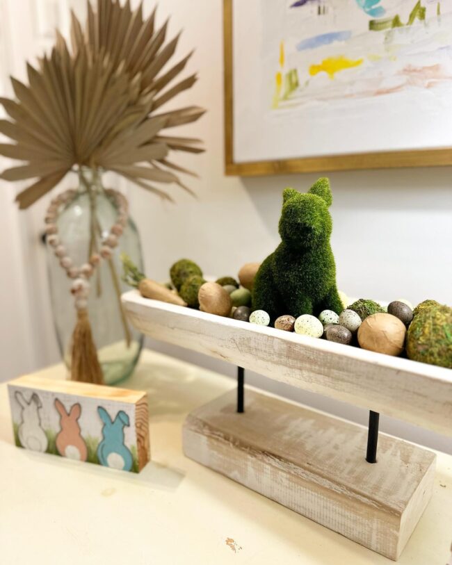 Natural Easter Table Centerpiece Ideas