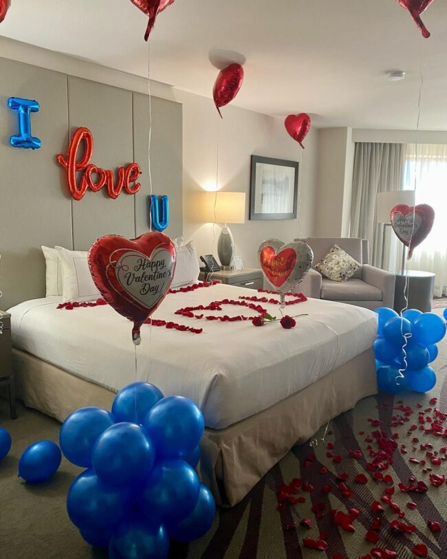 Timeless Blue and Red Valentine Delight