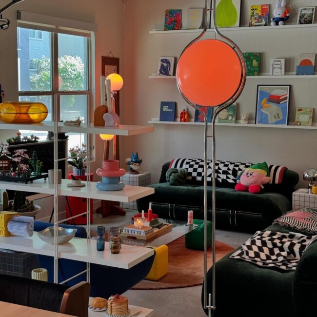 Bold and Eclectic Retro Living Room