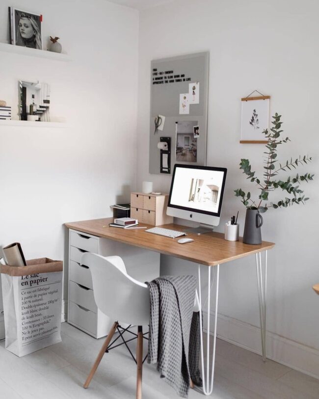Scandinavian-Inspired Workspace