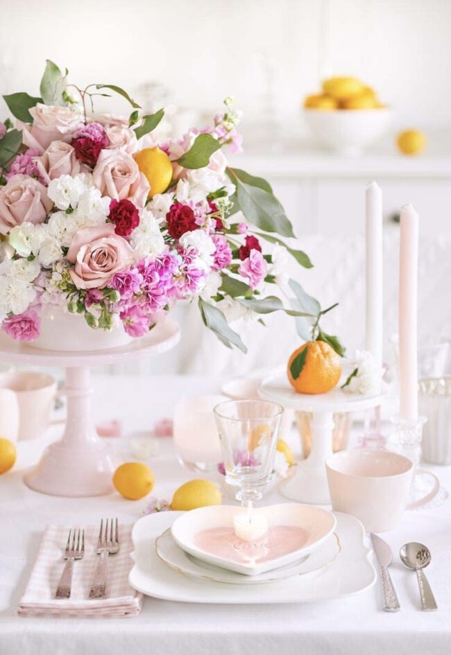 Citrus-Infused Floral Arrangement Showcase