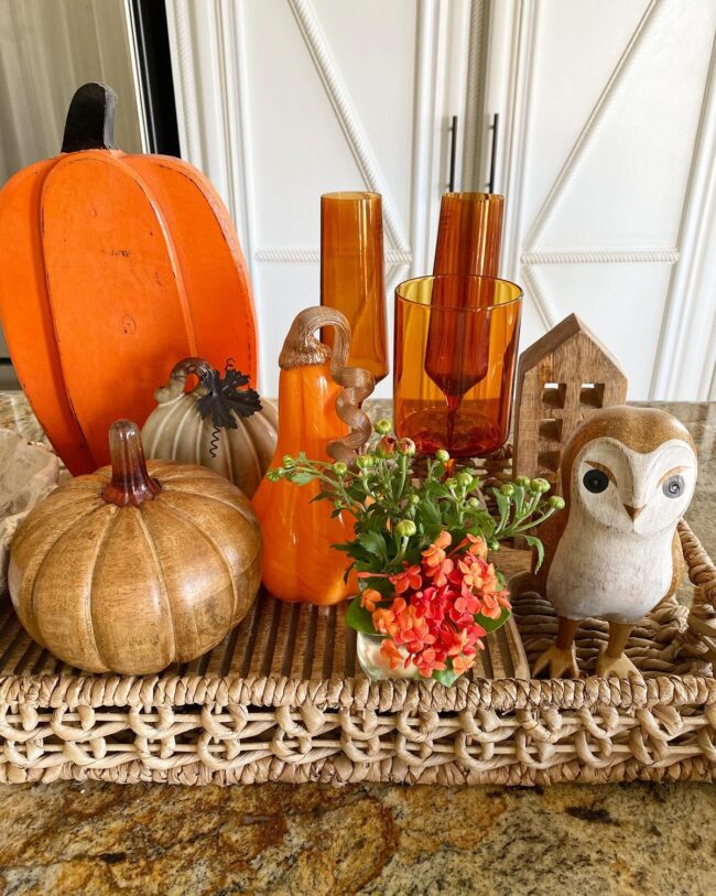 Vibrant Fall Tray Arrangement