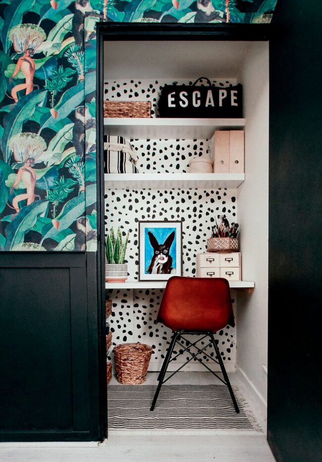 Artistic Statement in a Pantry Office