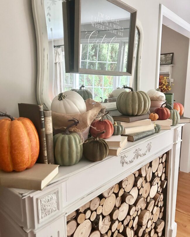 Cozy Mantel Decor