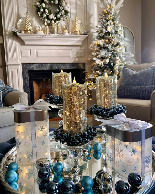 Icy Winter Wonderland Table Design