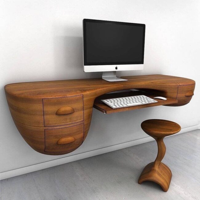 Wall-Mounted Art Meets Ergonomics