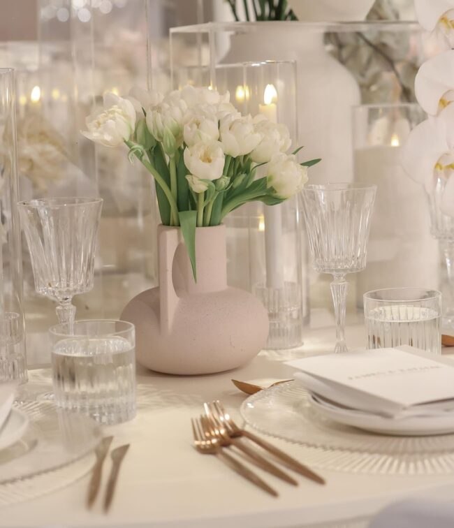Stunning White Tulips in Simple Arrangement