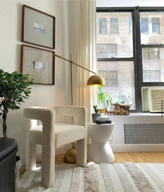 Simple, Cozy Reading Nook