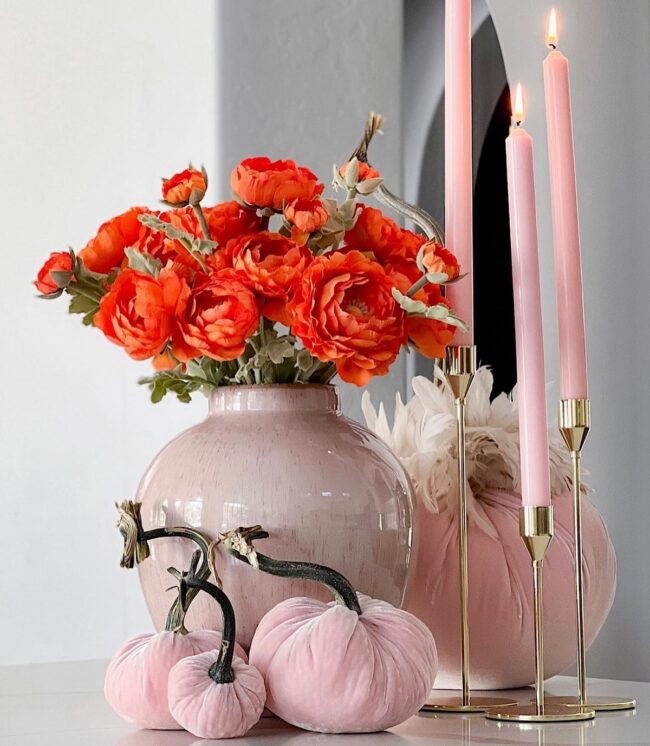 Pink and Orange Elegance