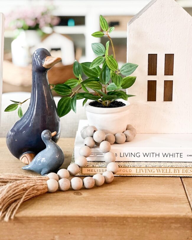 Charming Spring Decor Featuring Duck Figurines