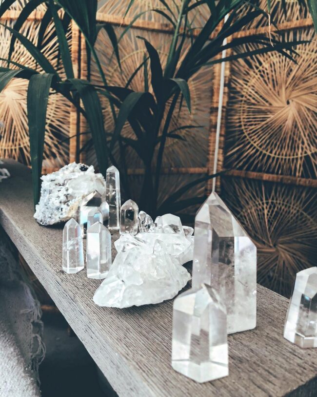 Clear Quartz Crystal Array