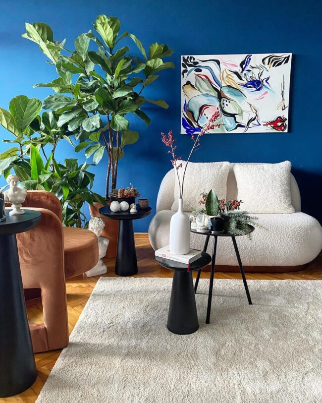 Artistic Living Room Oasis