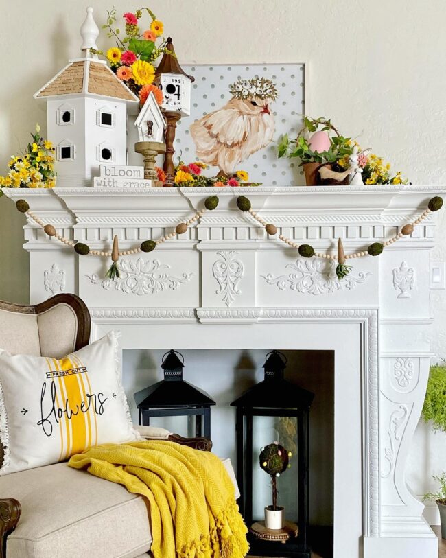 Radiant Farmhouse Mantel for Every Season