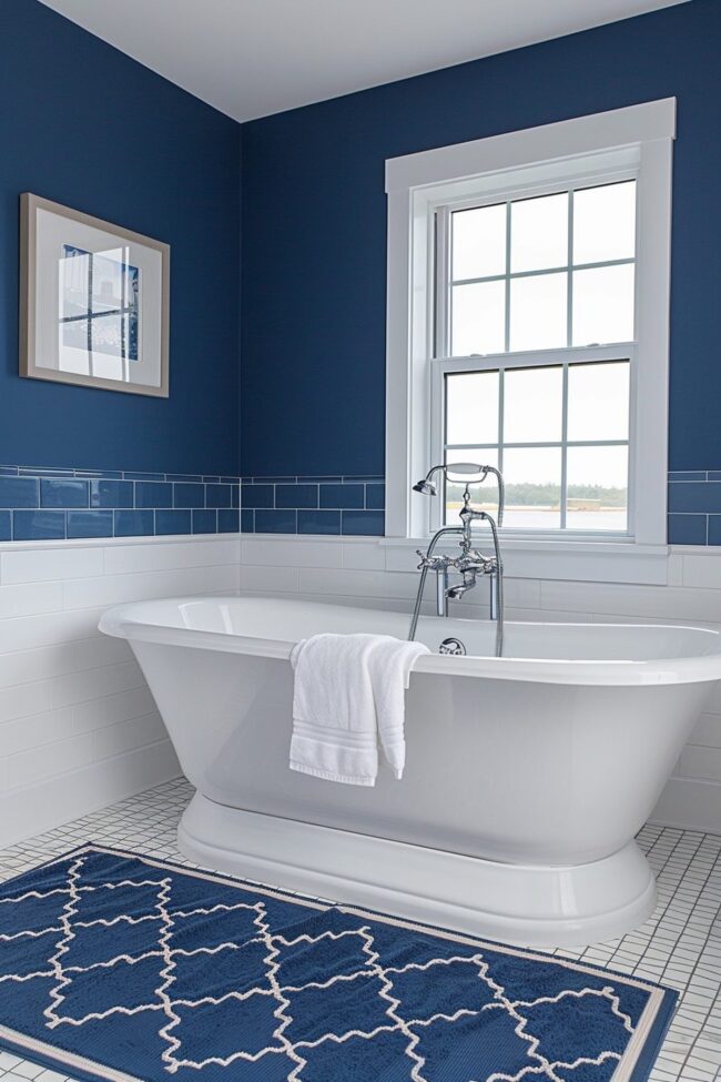Timeless Navy and White Style