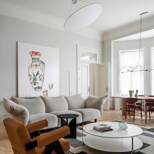 Modern Minimalism with Artistic Touches