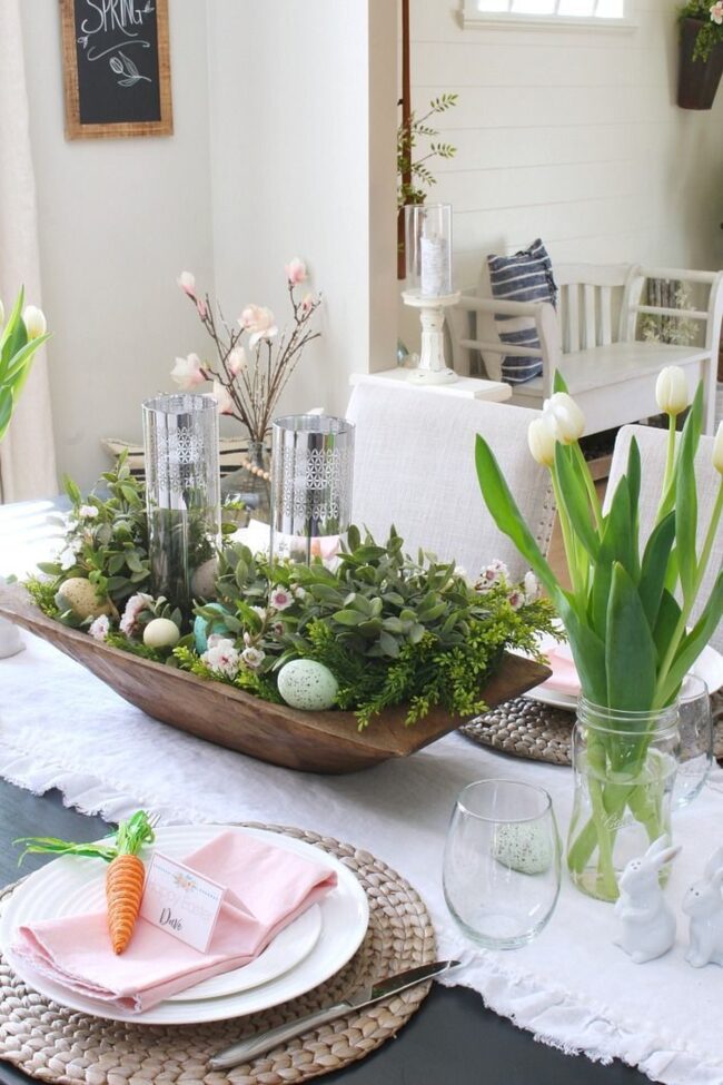 Charming Dough Bowl Centerpiece Ideas
