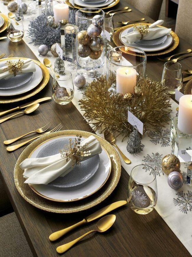 Rustic Glam Fusion with Gold and Natural Details