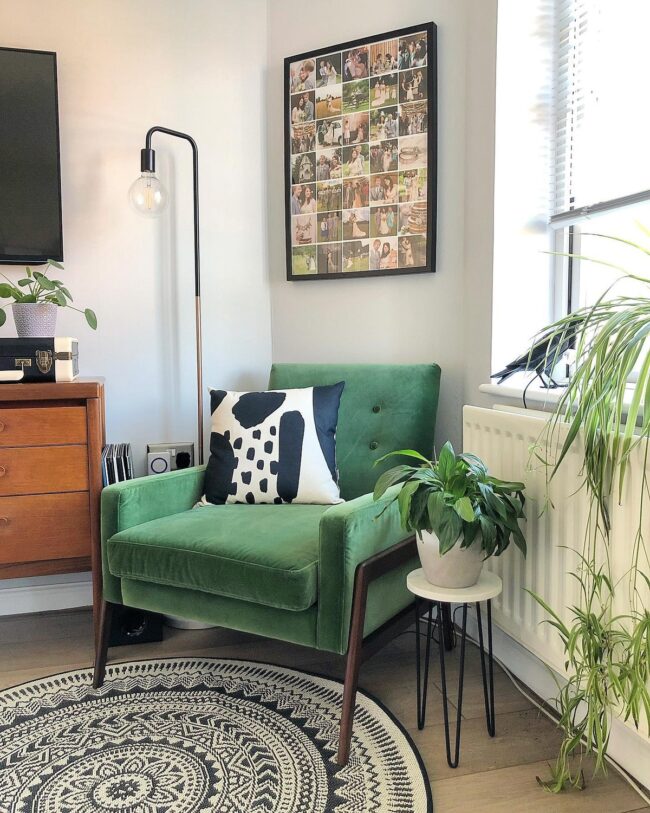 Contemporary Living Room Corner
