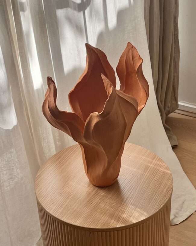 Flame-Inspired Organic Sculpture