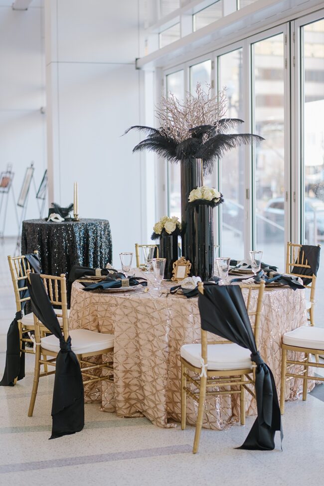 Art Deco Table Setting with Timeless Charm