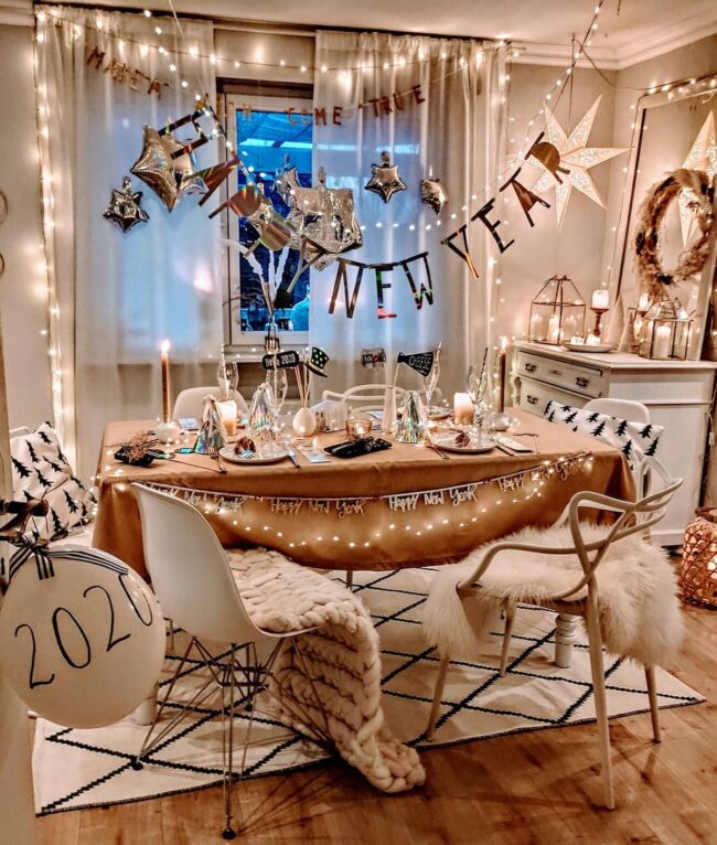 Charming New Year's Eve Dinner Gathering