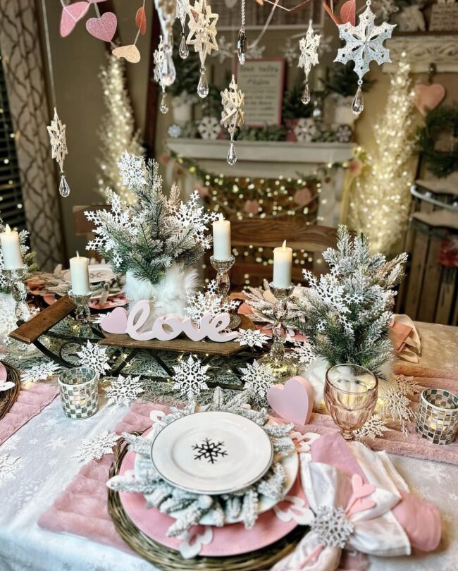 A Dreamy Winter Wonderland Table
