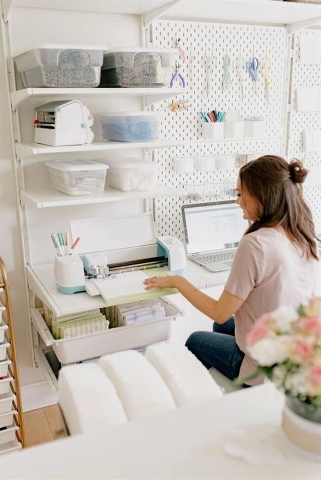 Bright, Organized Creative Space