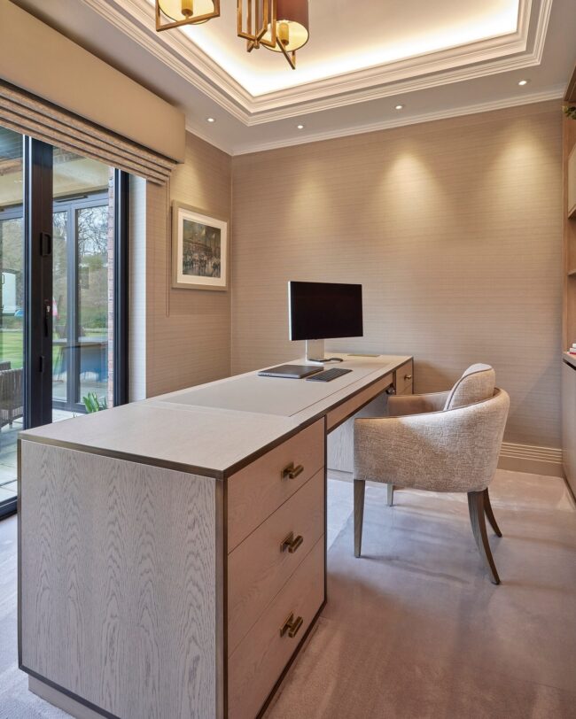 Elegant Office with a Scenic View