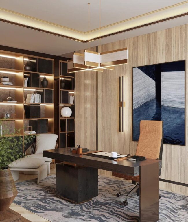 Contemporary Chic with a Cozy Glow