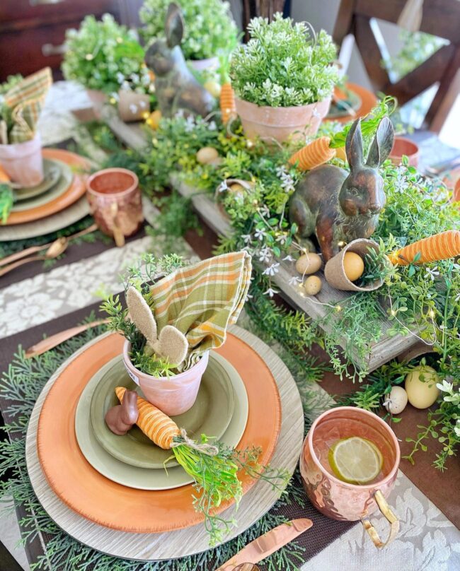 Easter Feast Ready on the Table