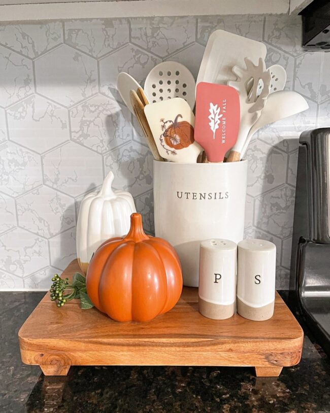 Stylish Kitchen Countertop Display