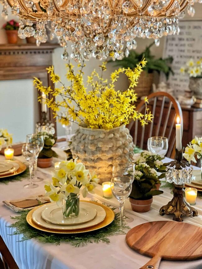 Bright Yellow and Green Floral Arrangement