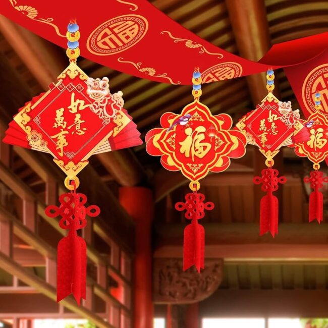 Striking Red and Gold Floral Display