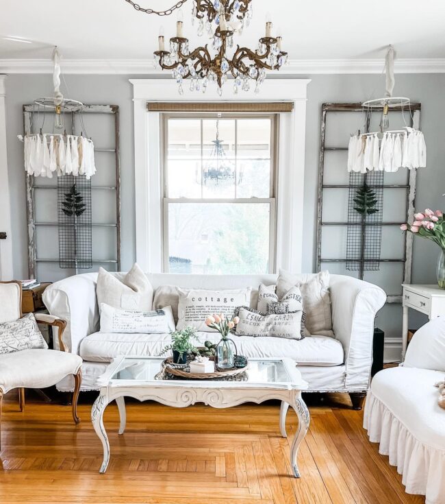 Charming Rustic French Living Space Design