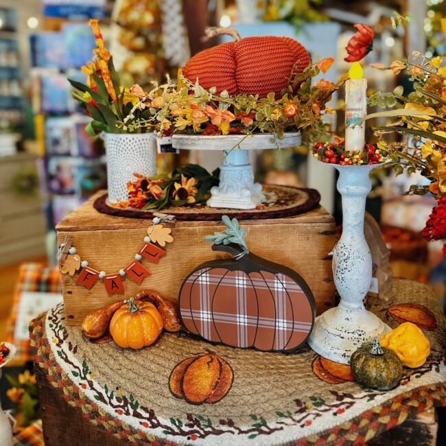 Eclectic Fall Accent Display