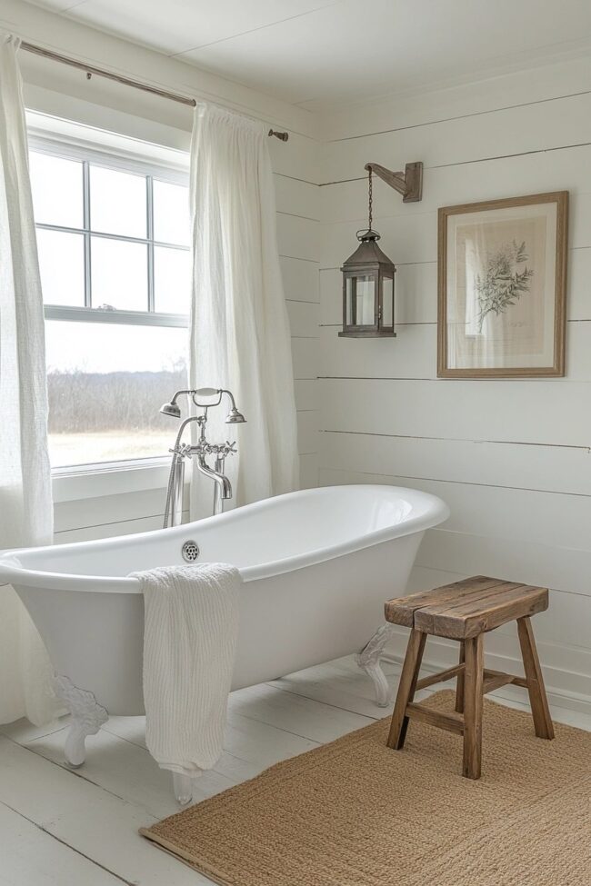 Rustic Charm with Shiplap and Whitewash
