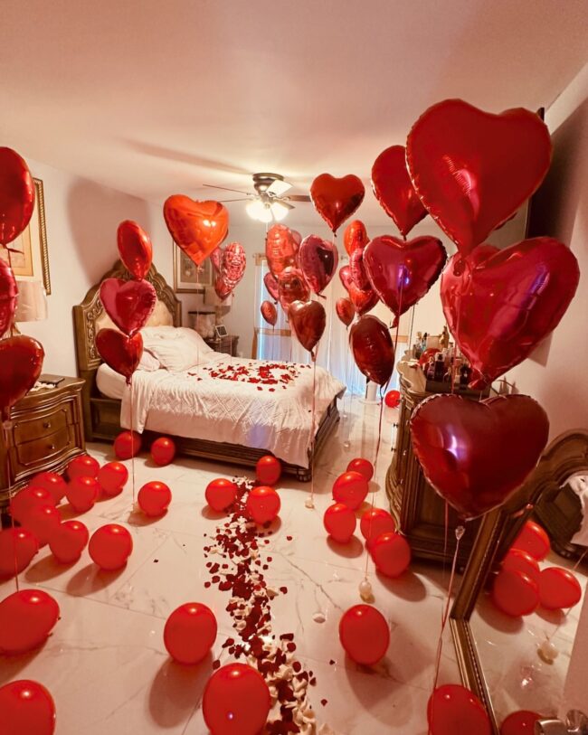 Timeless Passion with Rich Red