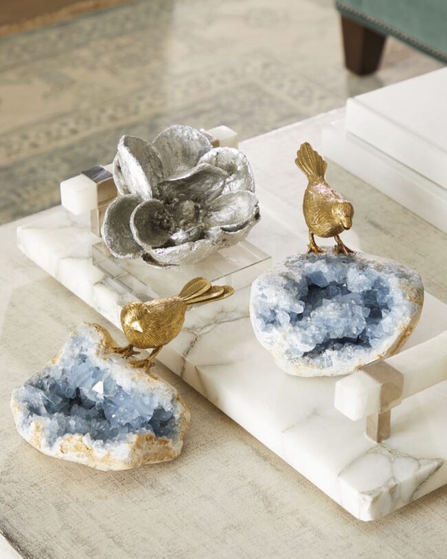 Crystal Bird Bookends