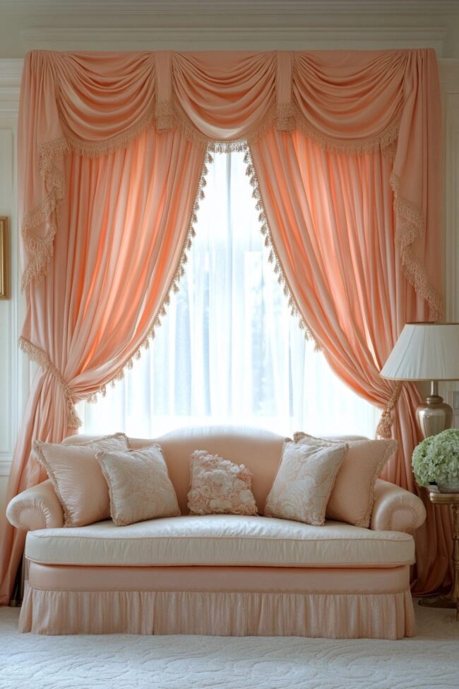 Pale Rose or Salmon